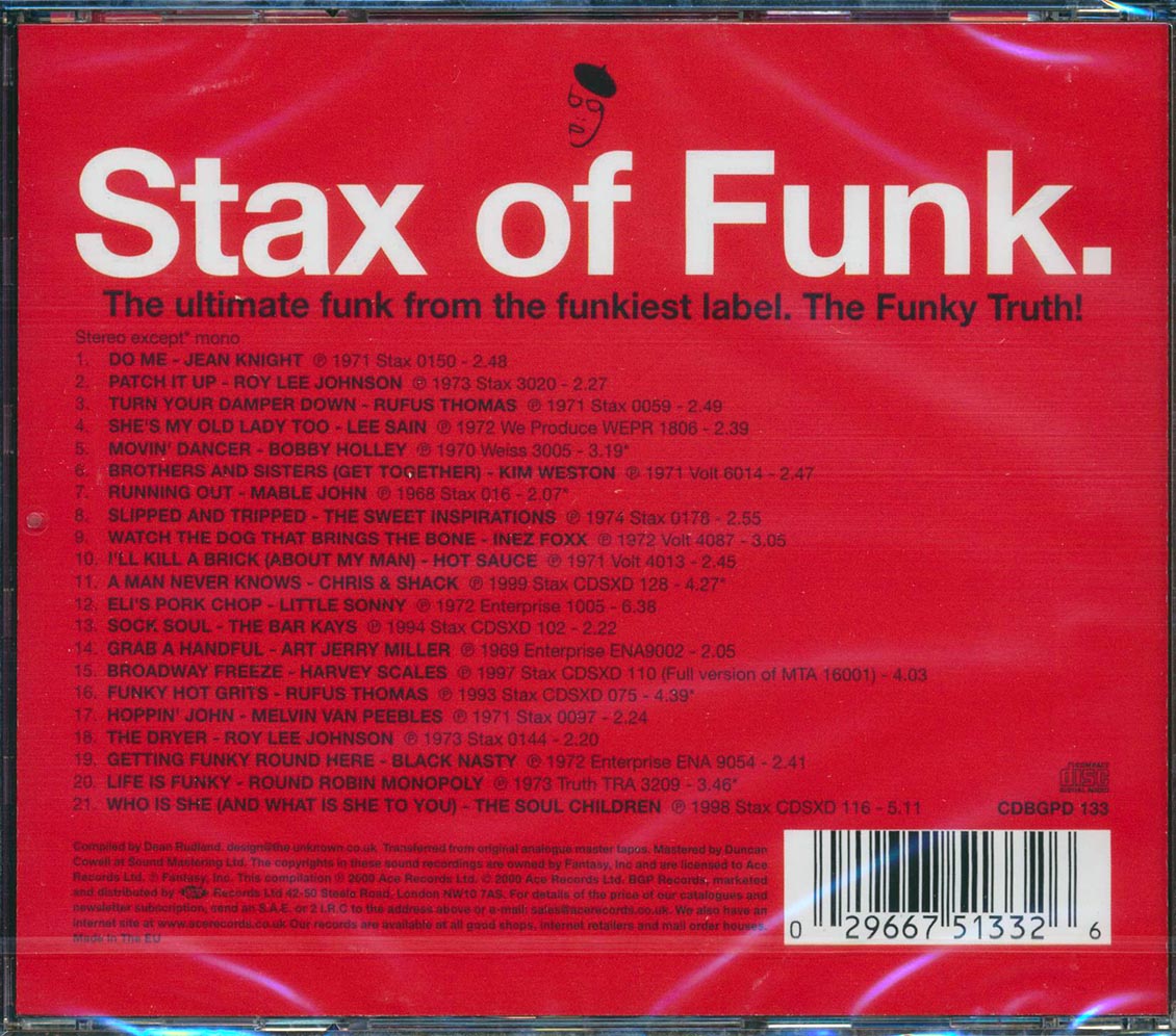 Various - Stax Of Funk: The Funky Truth (21 tracks)