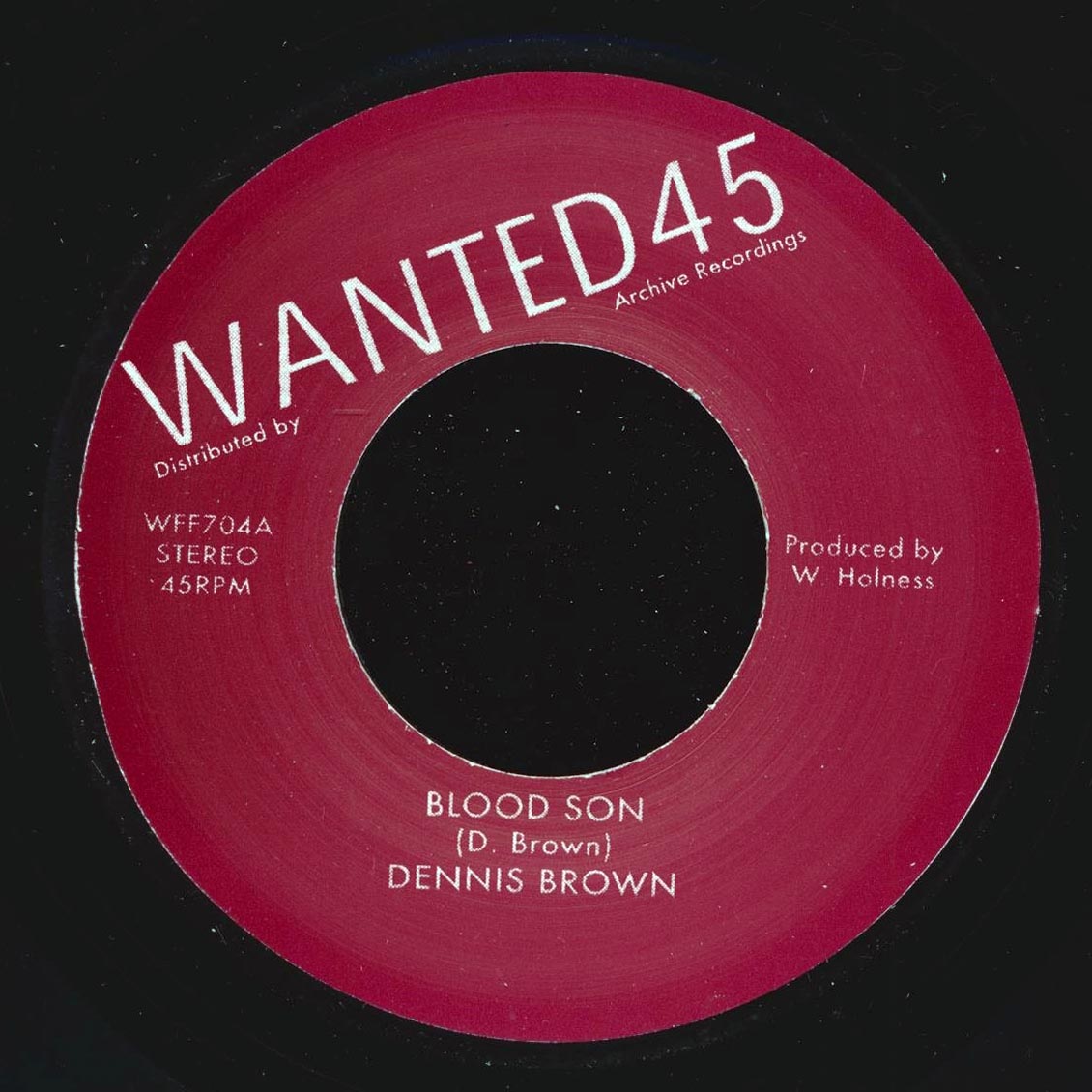 Dennis Brown - Blood Sun  /  Soul Syndicate - Version (UK press)