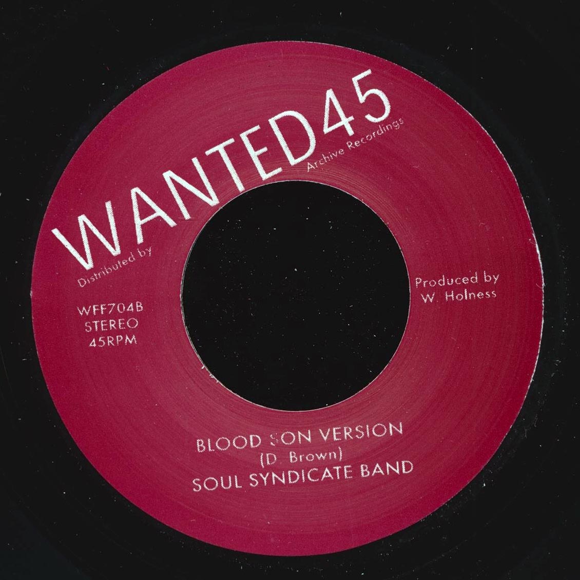 Dennis Brown - Blood Sun  /  Soul Syndicate - Version (UK press)