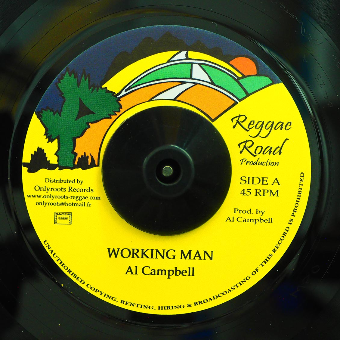Al Campbell - Working Man  /  Version (France press)