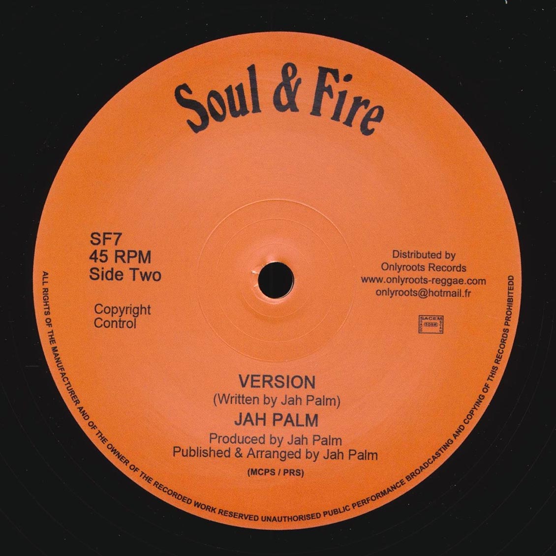 Jah Palm - Cumbaya  /  Version