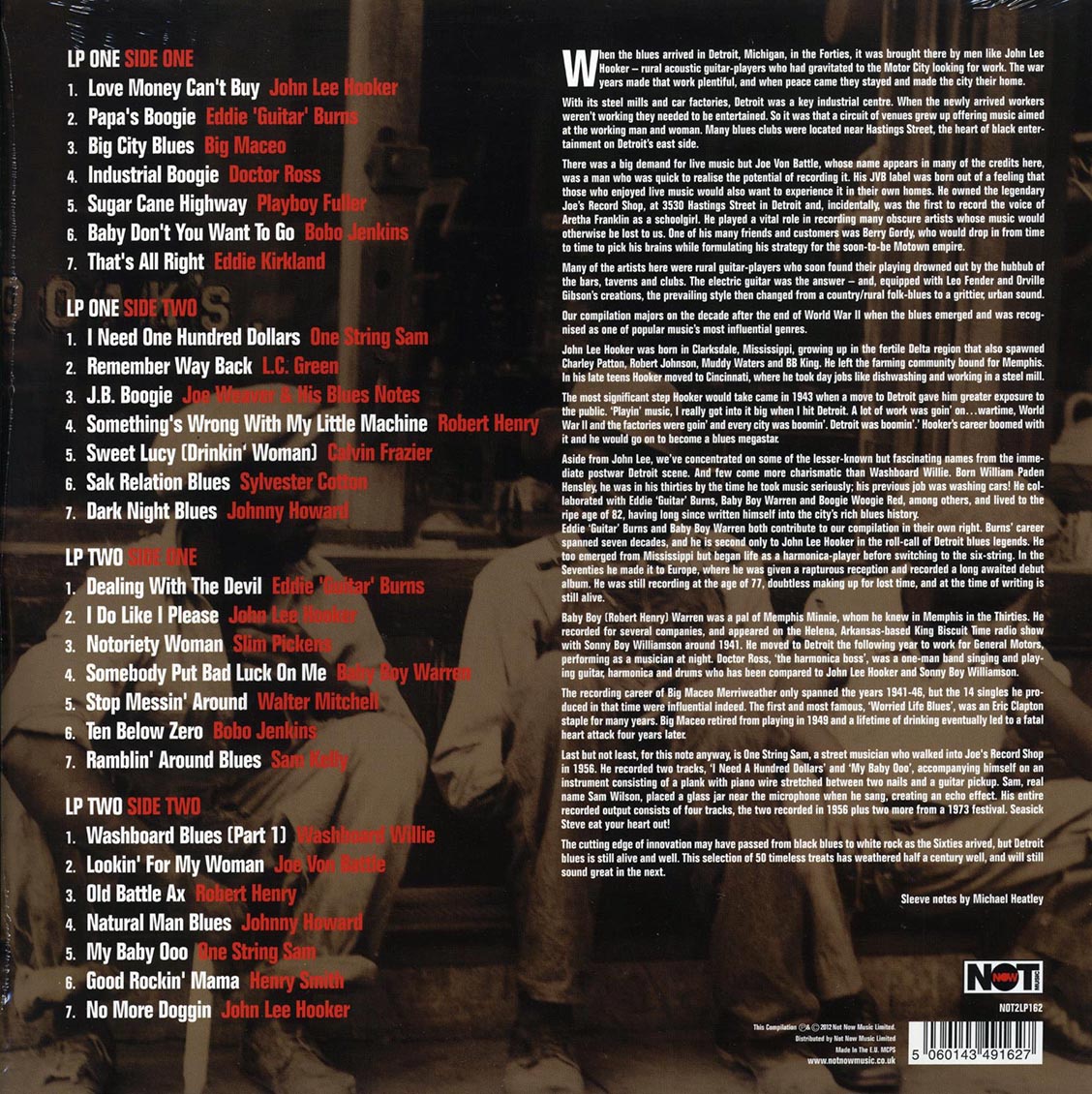 Various - Essential Detroit Blues (2xLP) (180g)
