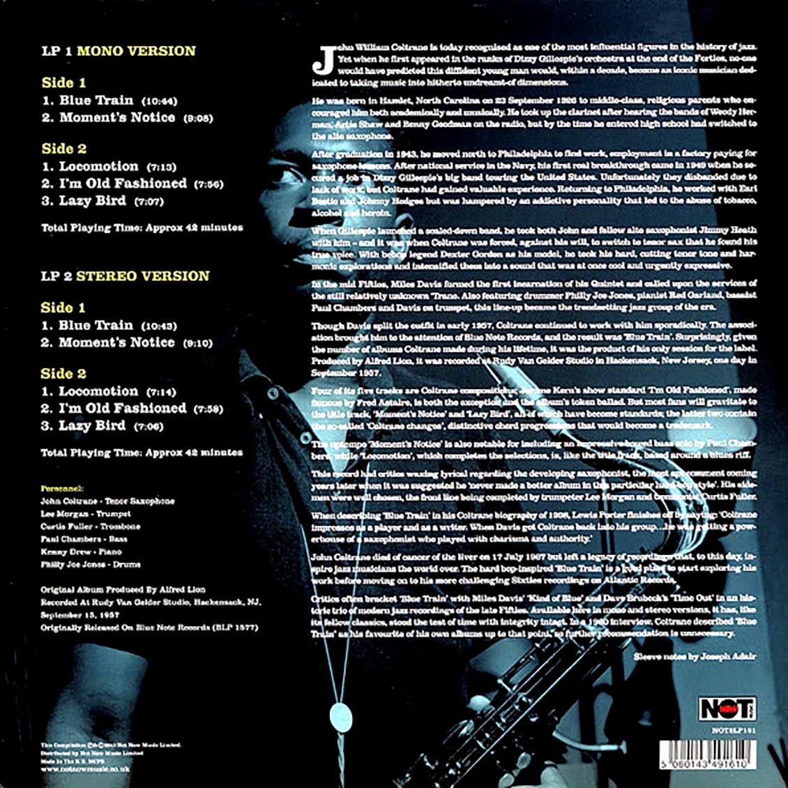John Coltrane - Blue Train (2xLP) (180g)