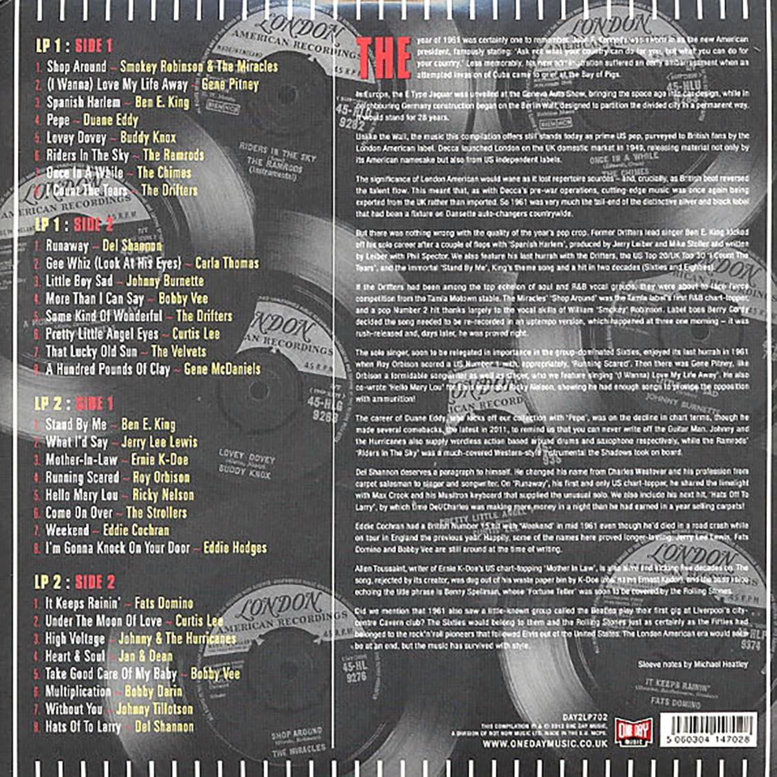 Various - The London American Story: 1961 (2xLP) (180g)