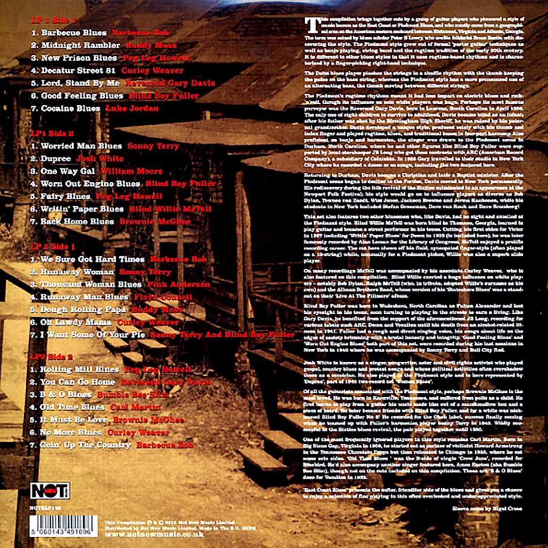 Various - Essential East Coast Blues (2xLP) (180g)