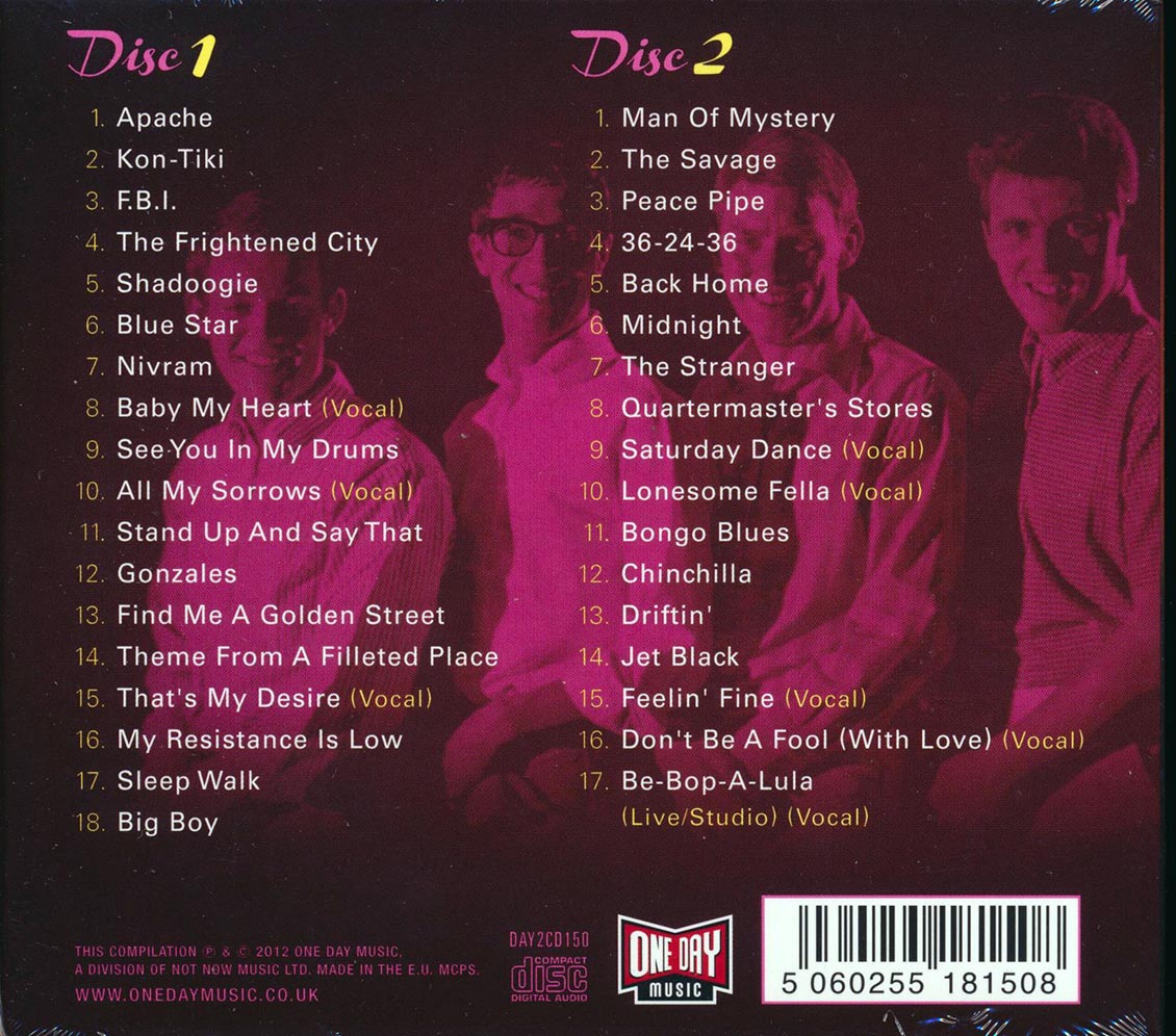 The Shadows - The Best Of The Shadows: Rockin Guitar Classics (35 tracks) (2xCD) (deluxe 3-fold digipak)