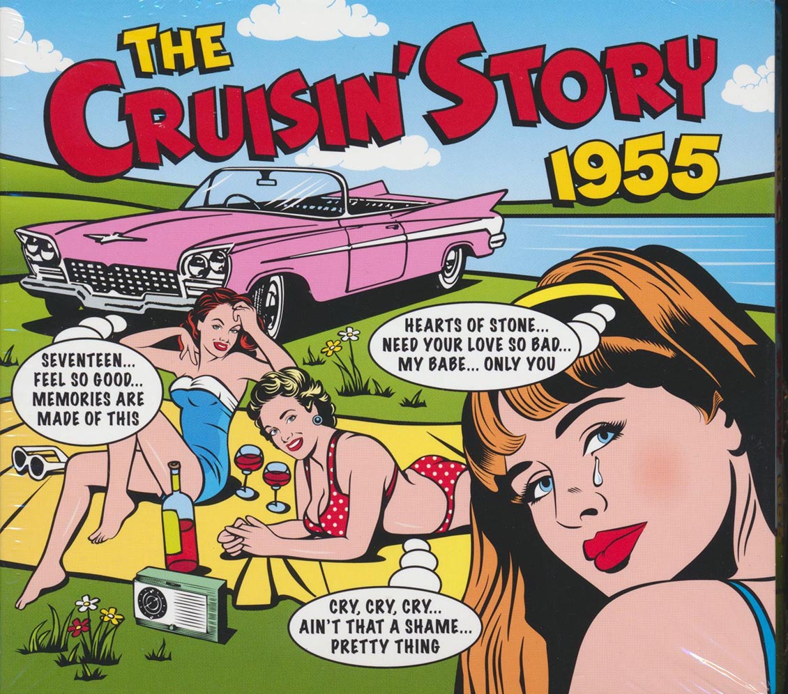 Various - The Cruisin Story 1955 (50 tracks) (2xCD) (deluxe 3-fold digipak)