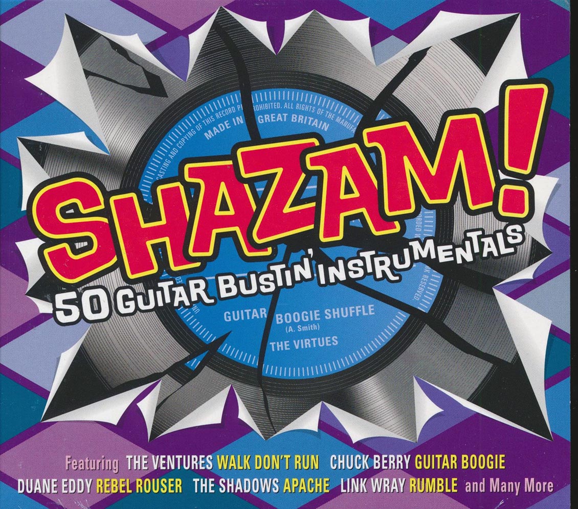 Various - Shazam: 50 Guitar Bustin Instrumentals (50 tracks) (2xCD) (deluxe 3-fold digipak)