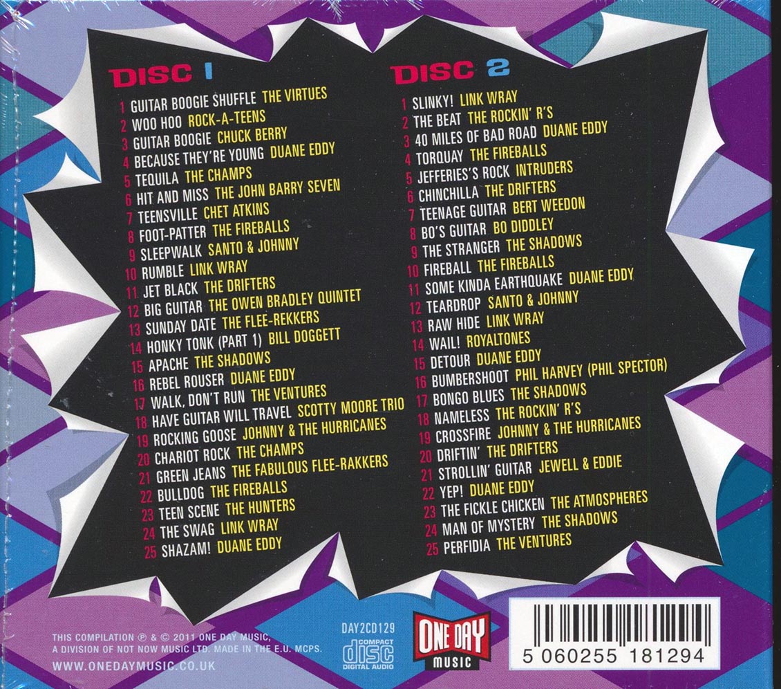 Various - Shazam: 50 Guitar Bustin Instrumentals (50 tracks) (2xCD) (deluxe 3-fold digipak)