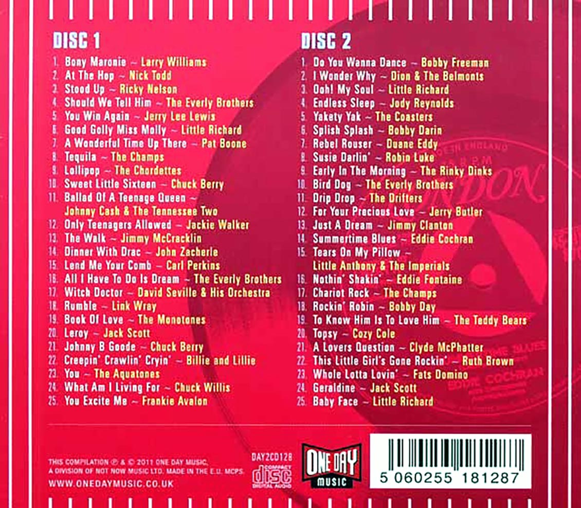 Various - The London American Story 1958 (50 tracks) (2xCD) (deluxe 3-fold digipak)