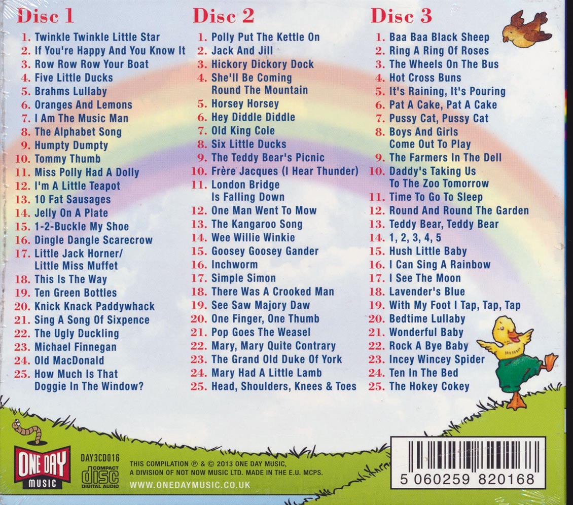 Various - 75 Children's Favourites (75 tracks) (3xCD) (deluxe 3-fold digipak)