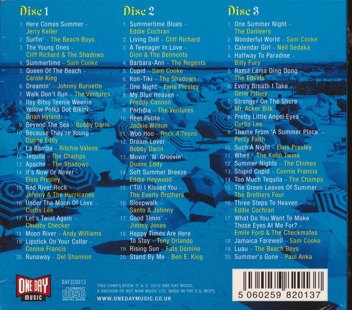 Various - Here Comes Summer (60 tracks) (3xCD) (deluxe 3-fold digipak)