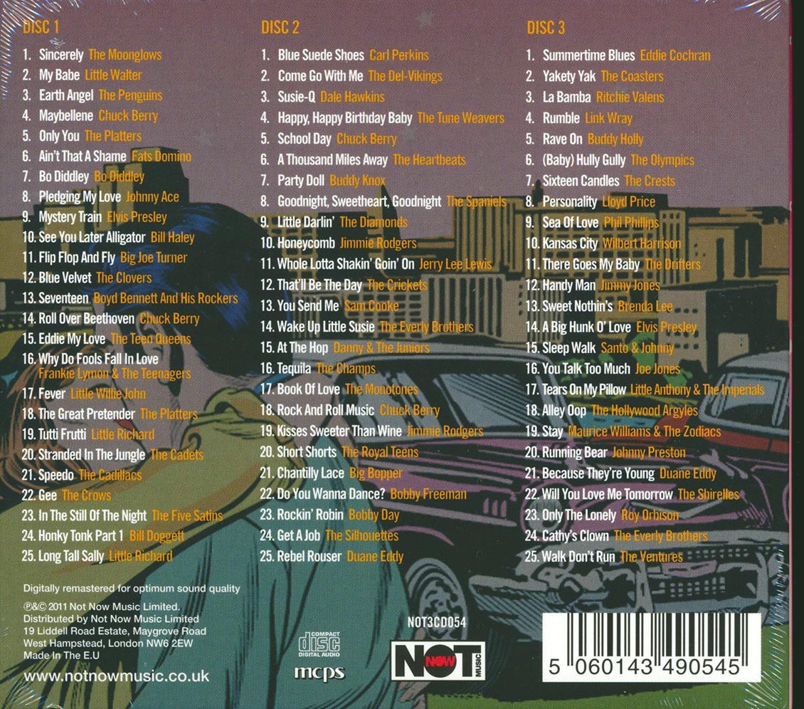 Various - The Cruisin Story 1955-1960 (75 tracks) (3xCD) (deluxe 3-fold digipak)