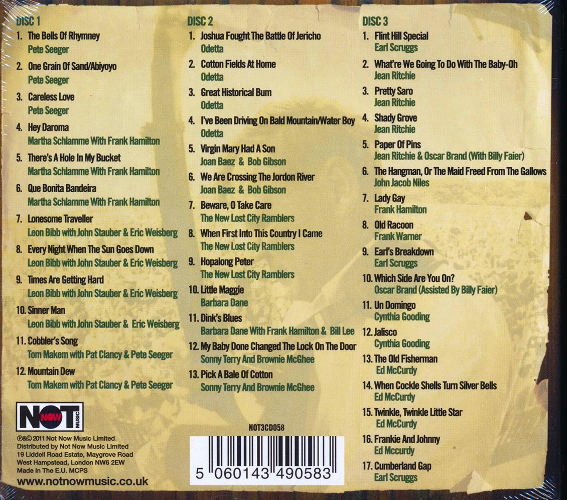 Various - The Newport Folk Festival 1959 (42 tracks) (3xCD) (deluxe 3-fold digipak)