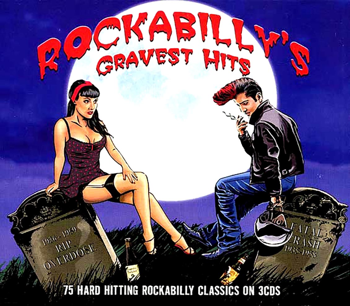 Various - Rockabilly's Graveest Hits (75 tracks) (3xCD) (deluxe 3-fold digipak)