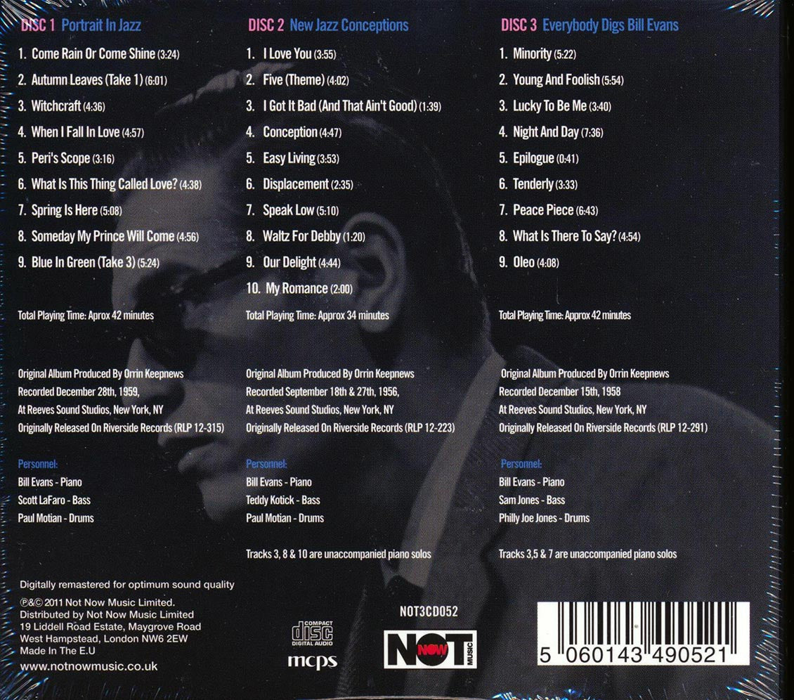 Bill Evans - Sharp Notes (28 tracks) (3xCD) (deluxe 3-fold digipak)