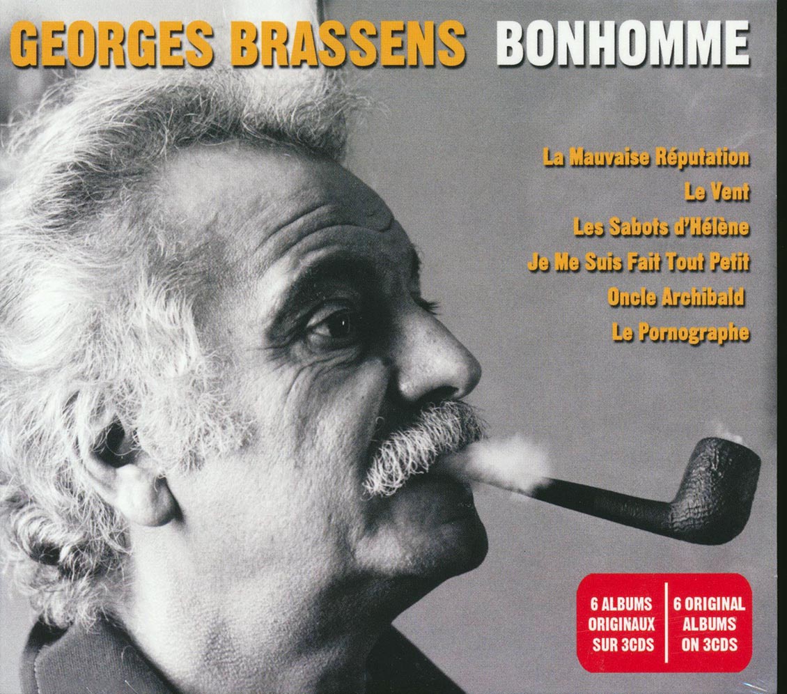 Georges Brassens - Bonhomme (54 tracks) (3xCD) (deluxe 3-fold digipak)