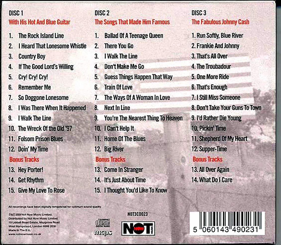 Johnny Cash - Storyteller (44 tracks) (3xCD) (deluxe 3-fold digipak)