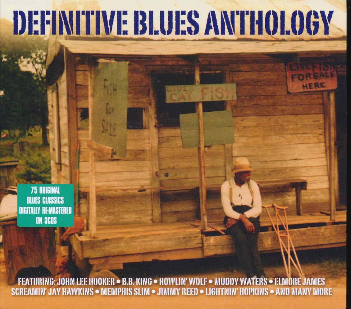 BB King, Howlin' Wolf, John Lee Hooker, Etc. - Definitive Blues Anthology (75 tracks) (3xCD) (deluxe 3-fold digipak)