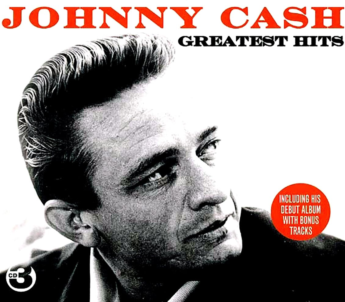 Johnny Cash - Greatest Hits (45 tracks) (3xCD) (deluxe 3-fold digipak)