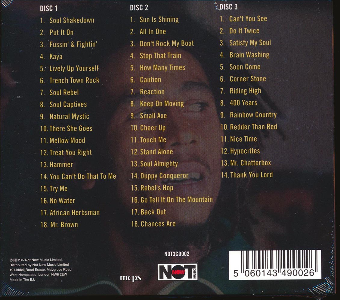Bob Marley - A Legend: 50 Reggae Classics (50 tracks) (3xCD) (deluxe 3-fold digipak)