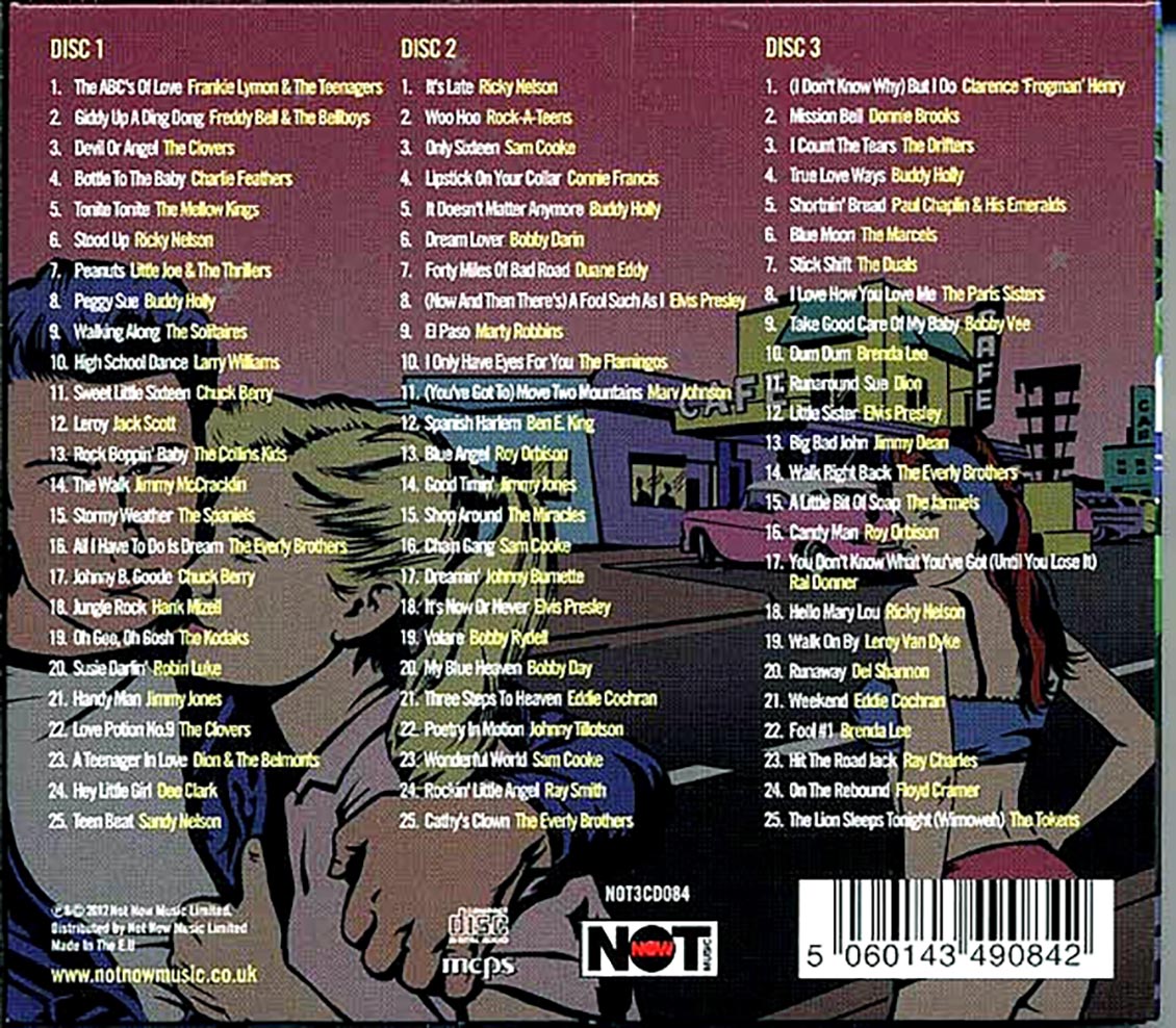 Various - The Cruisin Classics 1956-1961 (75 tracks) (3xCD) (deluxe 3-fold digipak)