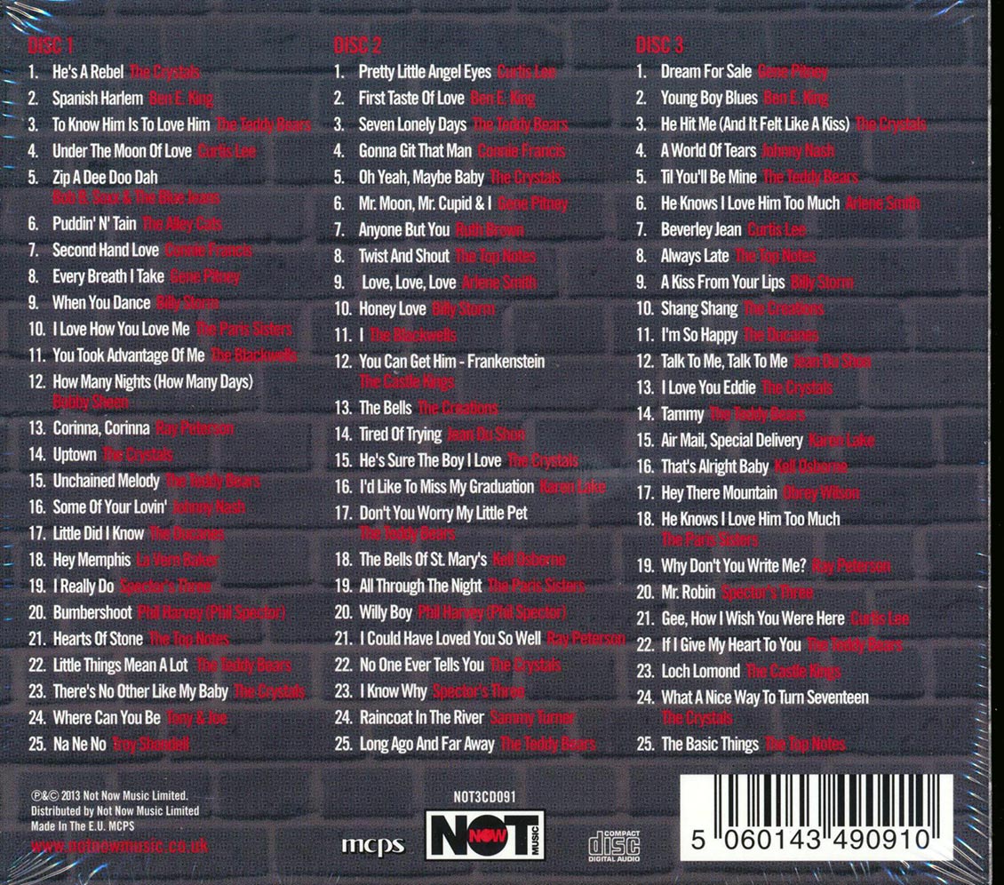 Phil Spector - The Anthology 1959-1962 (75 tracks) (3xCD) (deluxe 3-fold digipak)