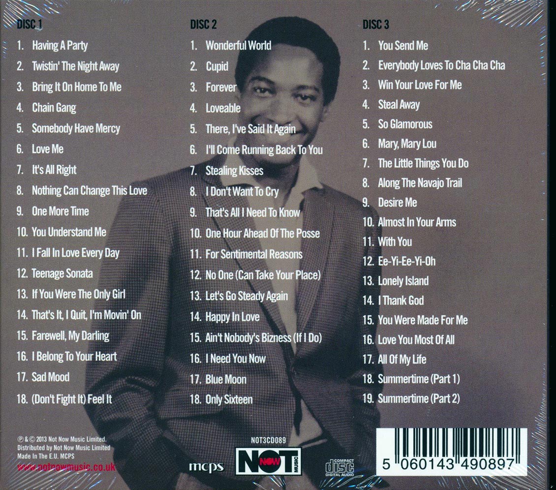 Sam Cooke - The Singles Collection (55 tracks) (3xCD) (deluxe 3-fold digipak)