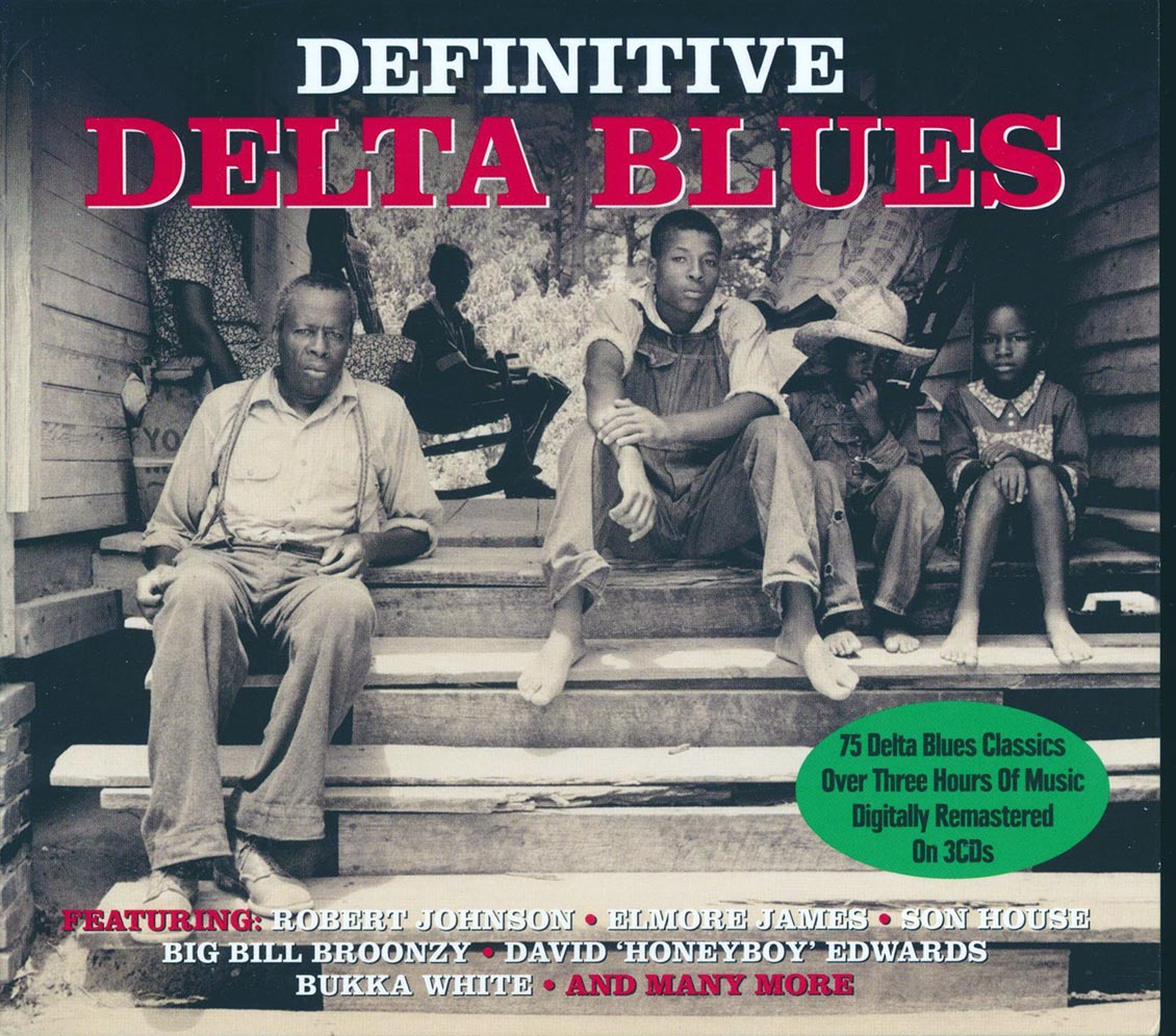 Various - Definitive Delta Blues (75 tracks) (3xCD) (deluxe 3-fold digipak)
