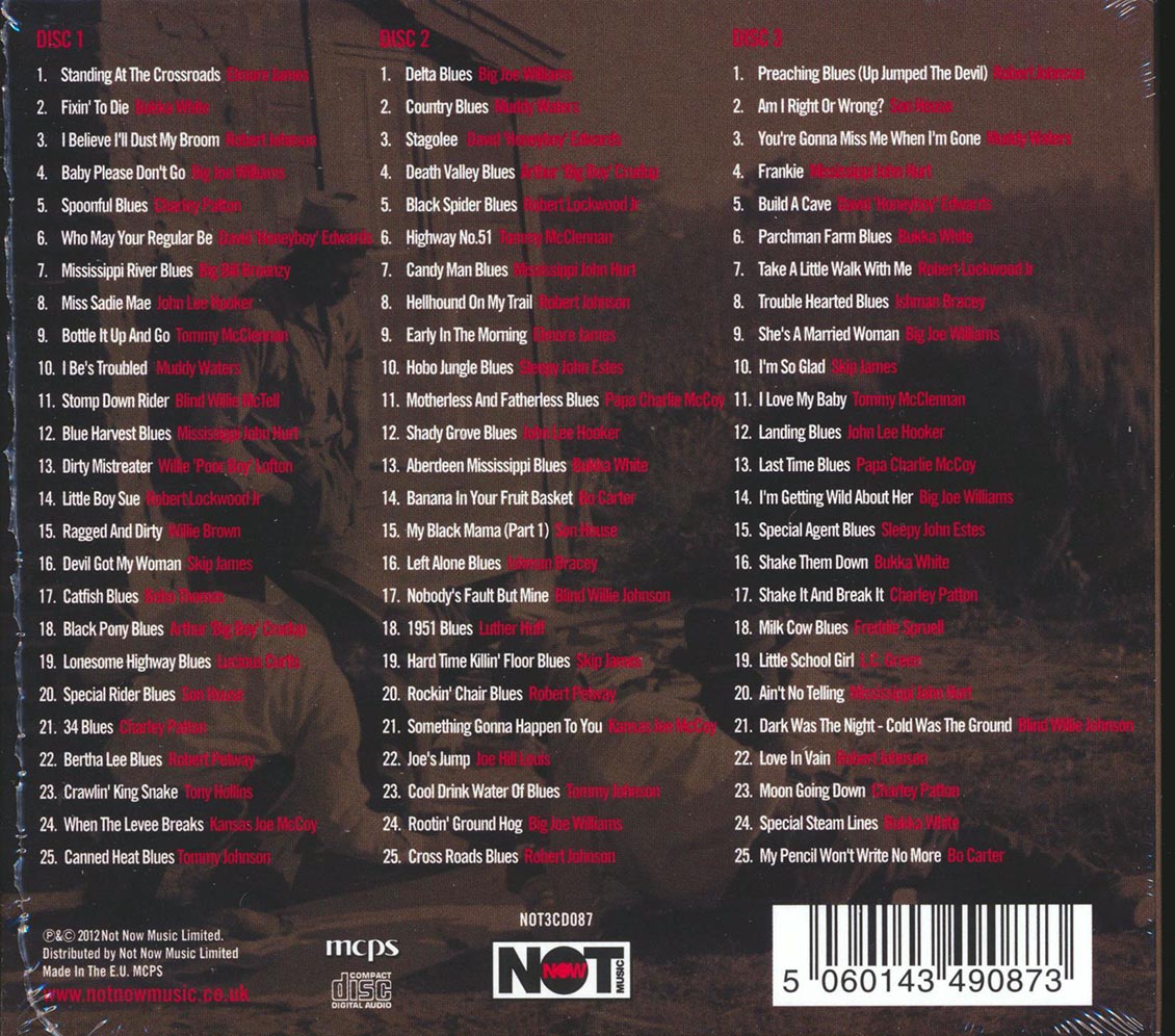 Various - Definitive Delta Blues (75 tracks) (3xCD) (deluxe 3-fold digipak)