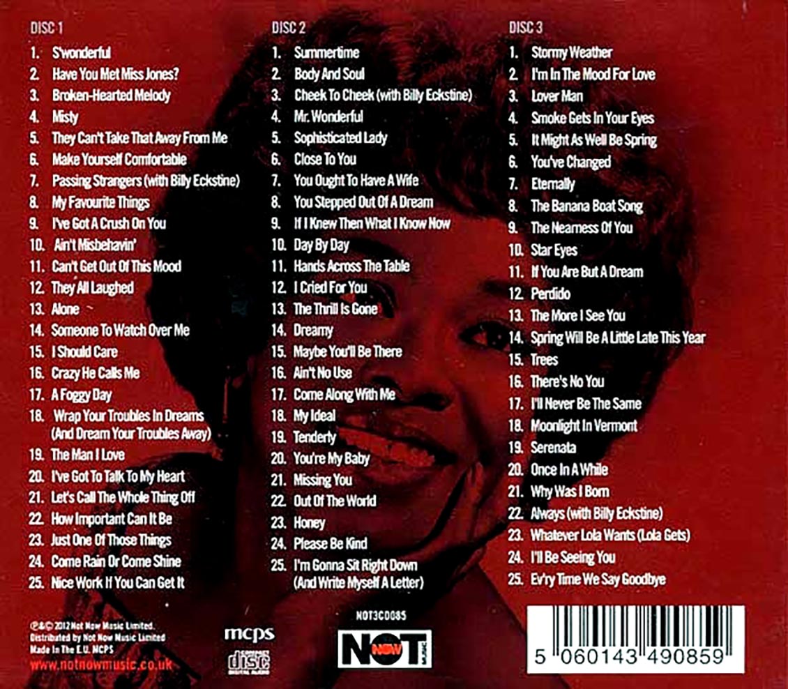 Sarah Vaughan - The Definitive Collection (75 tracks) (3xCD) (deluxe 3-fold digipak)