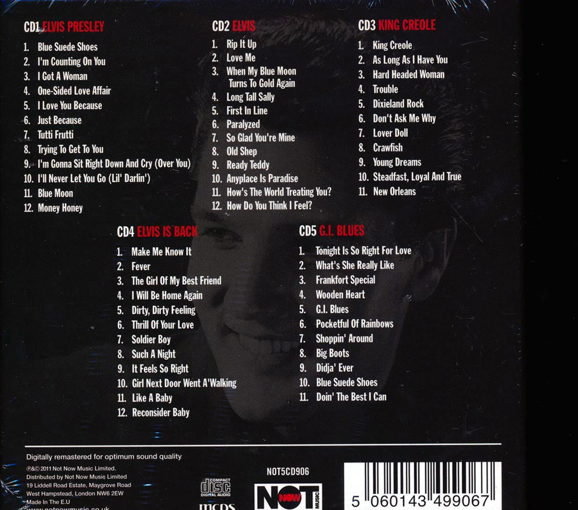 Elvis Presley - The Anthology (58 tracks) (5xCD)