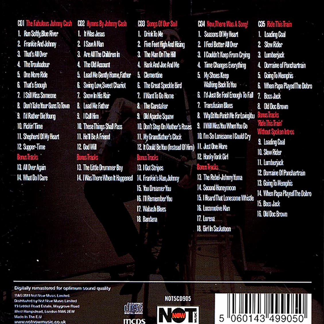 Johnny Cash - A Stash Of Cash (83 tracks) (5xCD)
