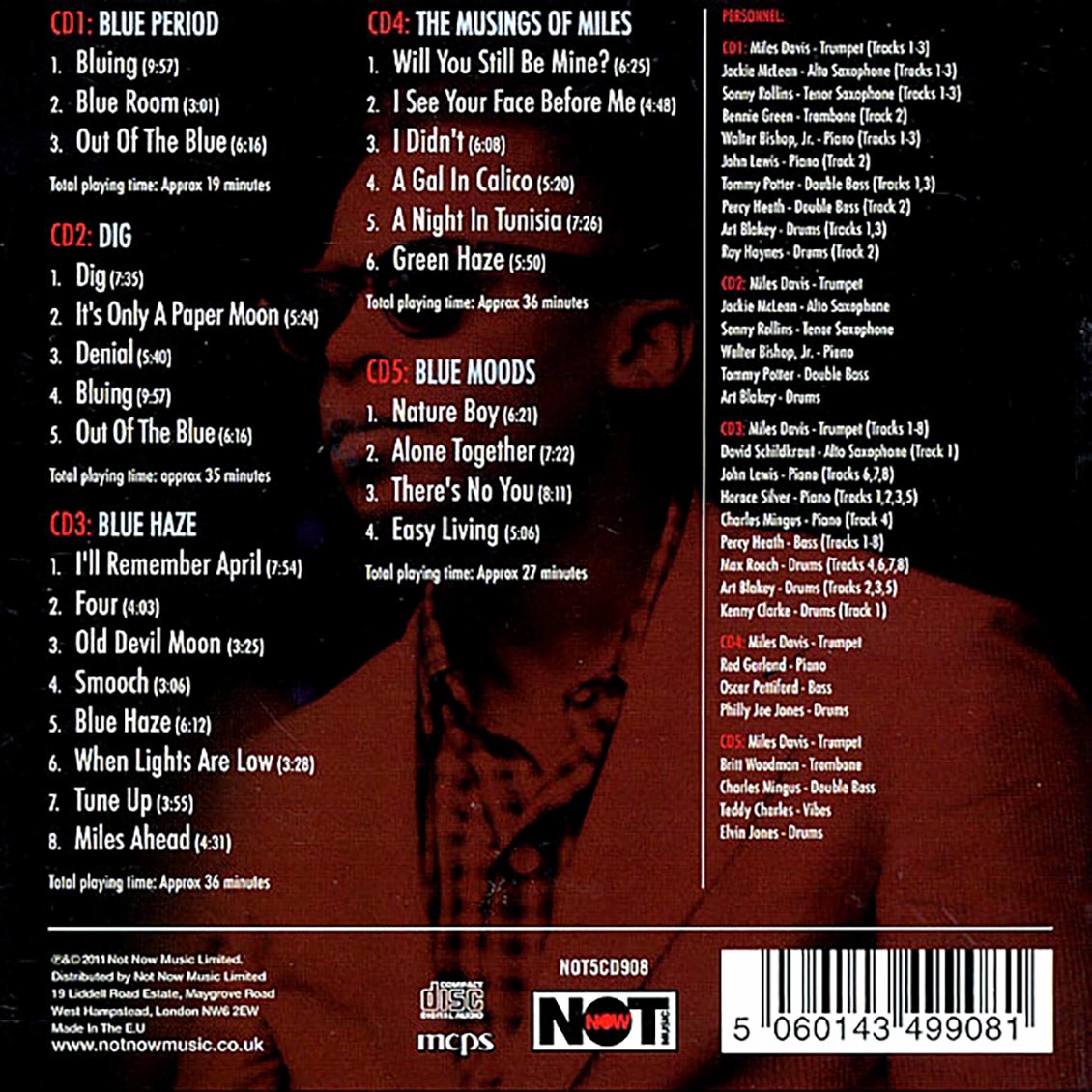 Miles Davis - The Anthology 1951-1955 (26 tracks) (5xCD)