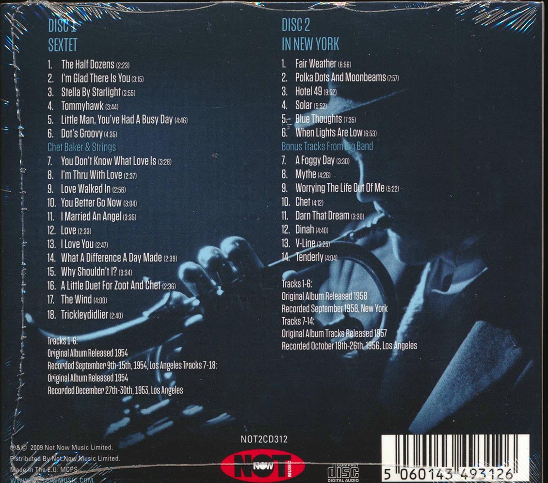 Chet Baker - Cool Jazz (32 tracks) (2xCD)