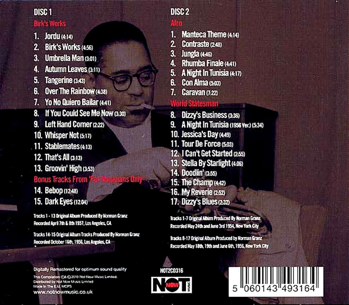 Dizzy Gillespie - Gettin Dizzy (32 tracks) (2xCD)