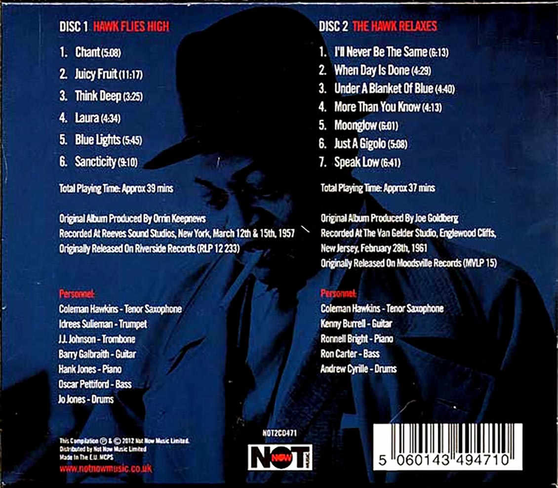 Coleman Hawkins - The Hawk Flies High (2xCD)