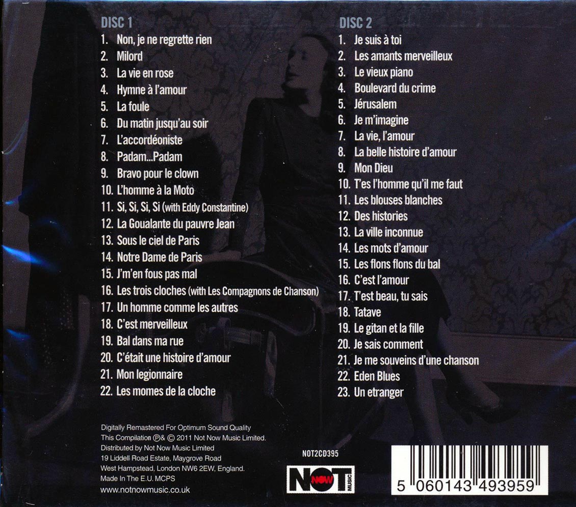 Edith Piaf - Je Ne Regrette Rien (45 tracks) (2xCD)