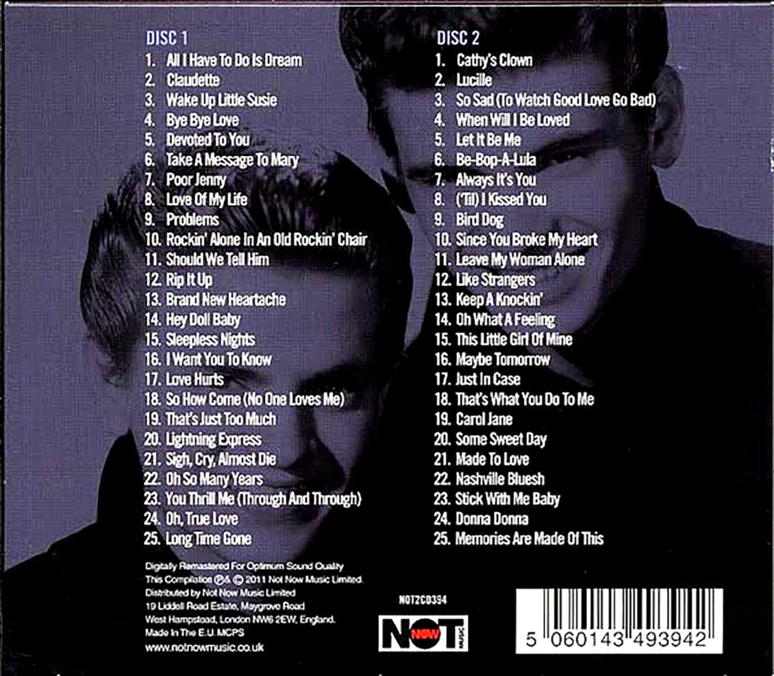 The Everly Brothers - Essential (50 tracks) (2xCD)