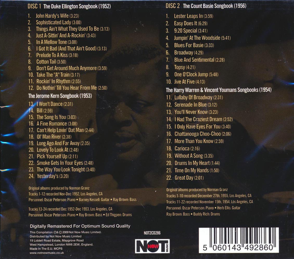 Oscar Peterson - Songbooks (46 tracks) (2xCD)
