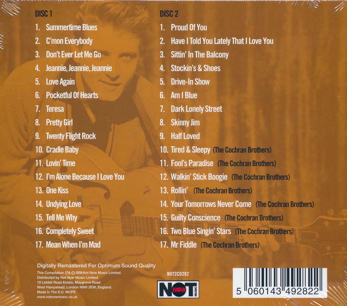 Eddie Cochran - Summertime Blues (34 tracks) (2xCD)