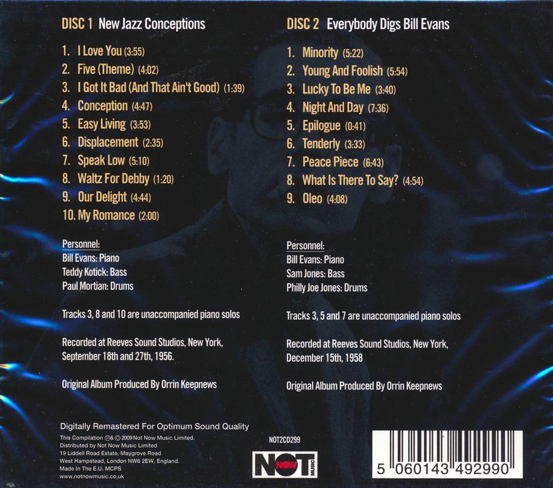 Bill Evans - Everybody Digs Bill Evans (2xCD)