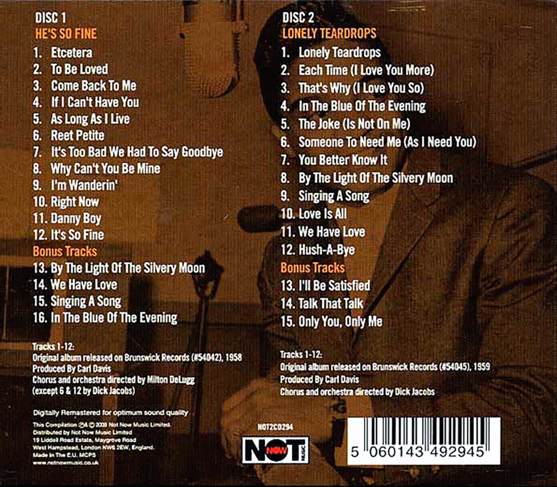 Jackie Wilson - Reet Petite: The Original Recordings (32 tracks) (2xCD)