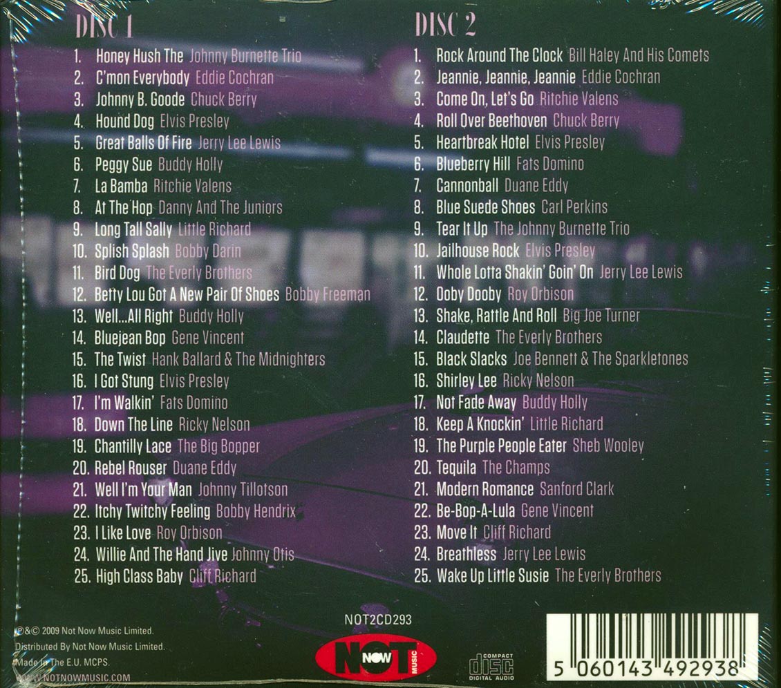 Various - Kings Of Rock N Roll (50 tracks) (2xCD)