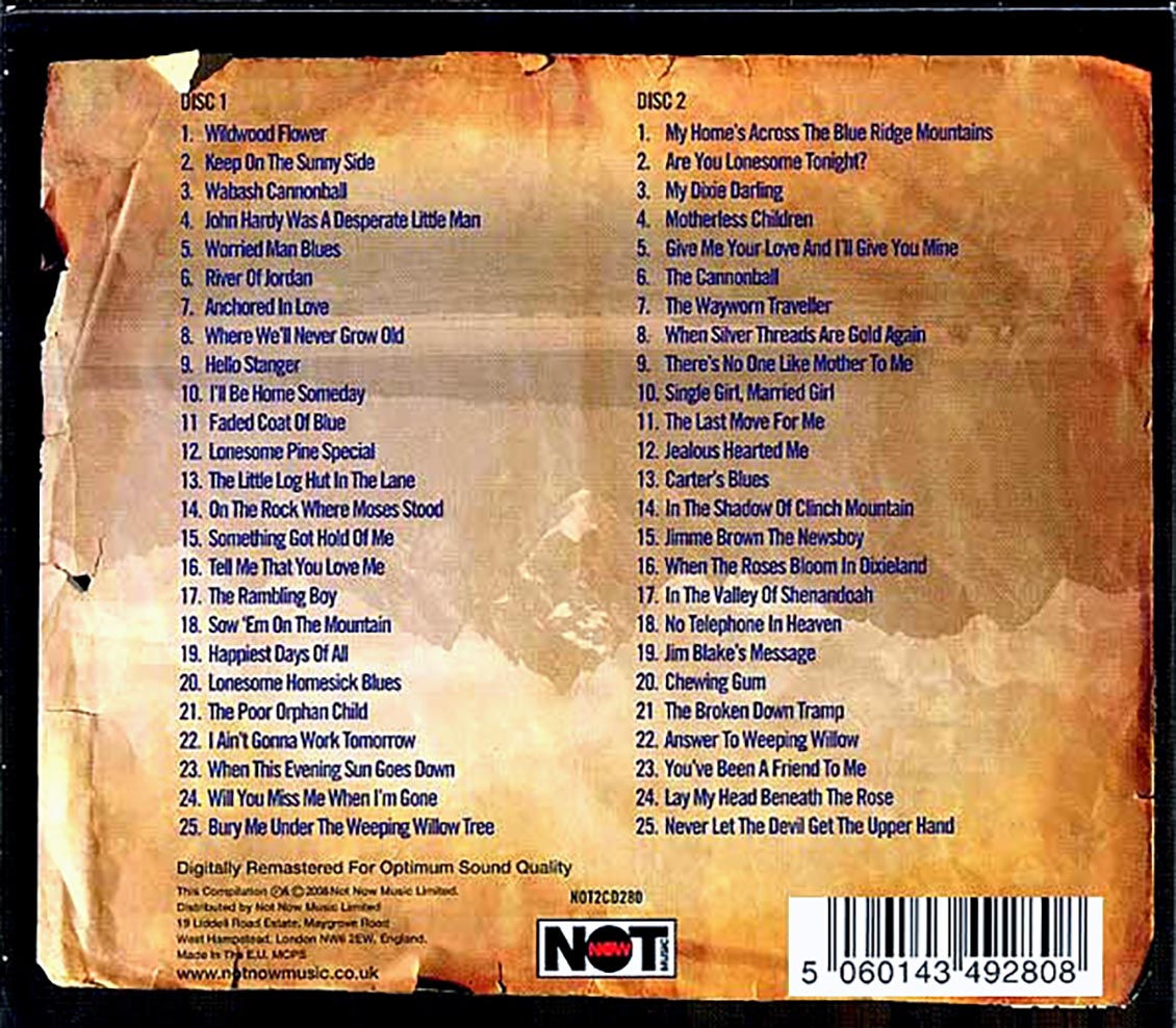 The Carter Family - Wildwood Flower (50 tracks) (2xCD)
