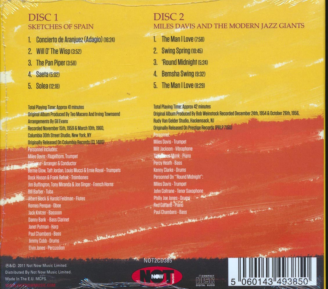 Miles Davis - Sketches Of Spain (2xCD)
