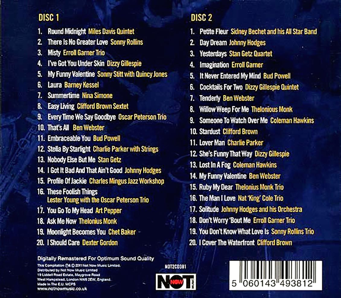 Various - Late Night Jazz (40 tracks) (2xCD)