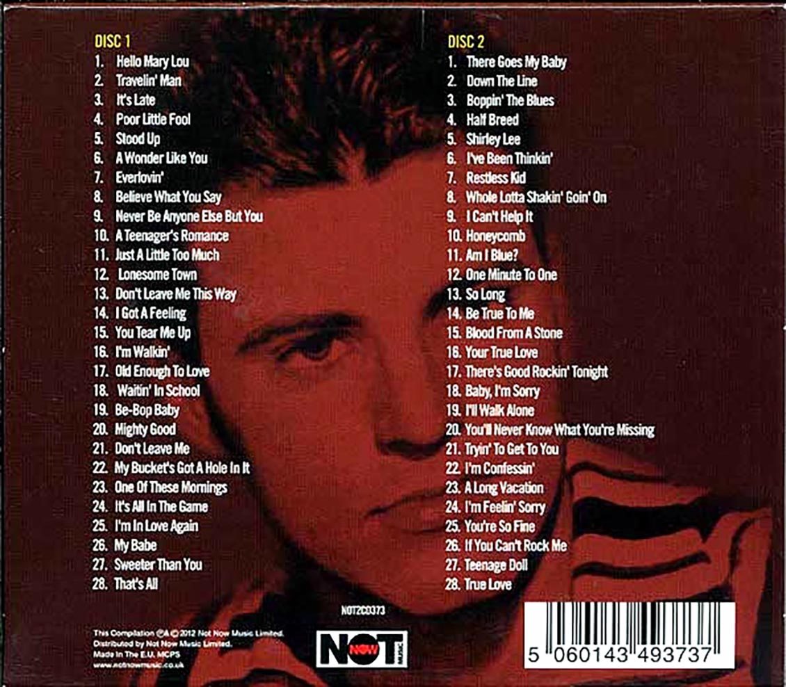 Ricky Nelson - The Best Of Ricky Nelson (56 tracks) (2xCD)