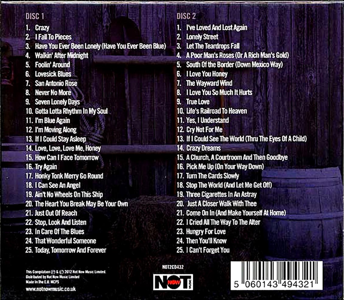Patsy Cline - Crazy (50 tracks) (2xCD)