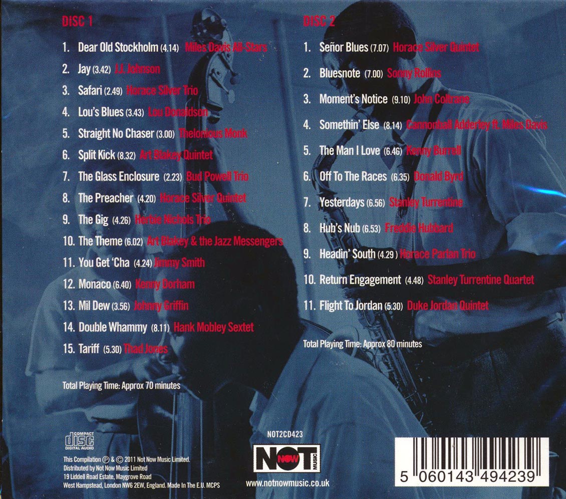 Various - Birth Of The Cool: Digging That Blue Note Sound (26 tracks) (2xCD)